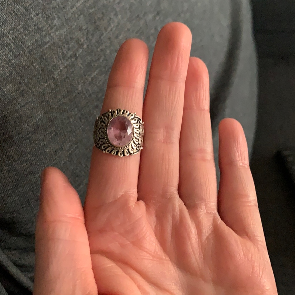 Kunzanite Ring
